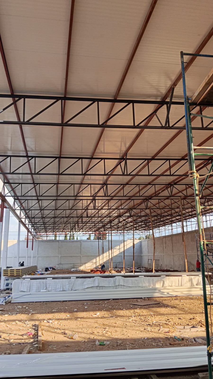 Estructura para nave industrial